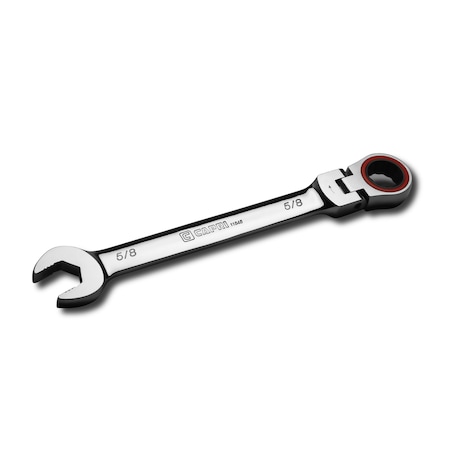 100-Tooth 5/8 In Flex-Head Ratcheting Combination Wrench